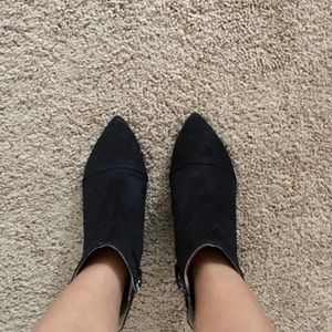 Zara black booties